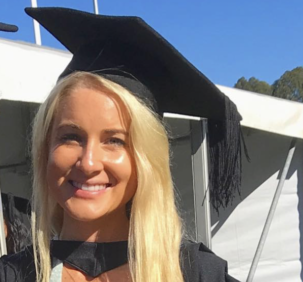 Paige Linegar at her graduation