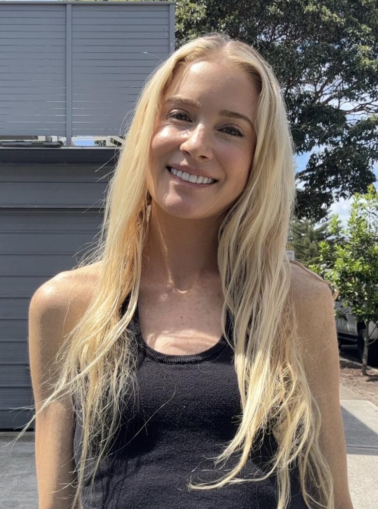 Paige Linegar smiling outdoors in the sun